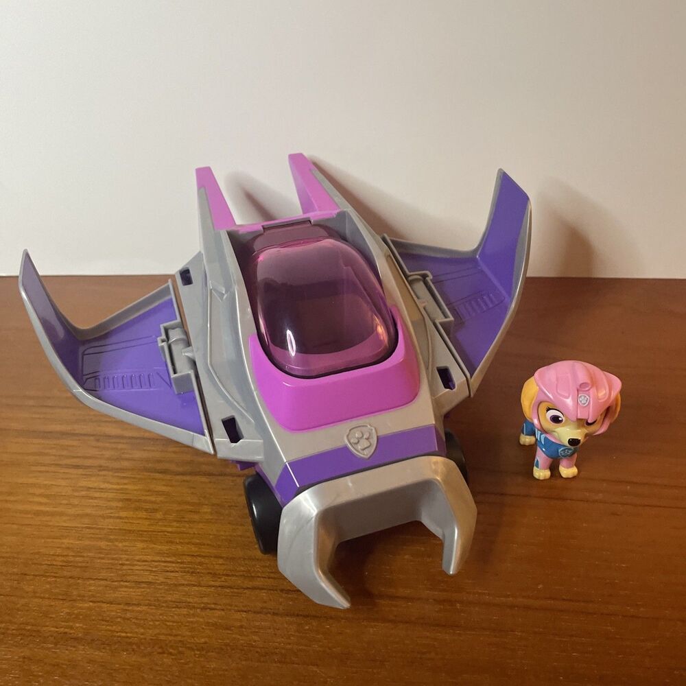 Paw Patrol Aqua Pups Skye Transforming Manta Ray Vehicle & Figure Set